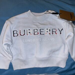 Burberry Baby Blue Crewneck Sz 6m